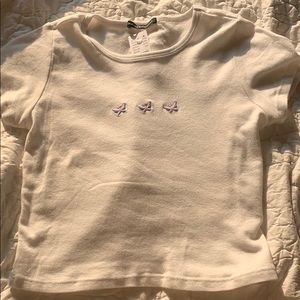 Brandy Little butterfly top